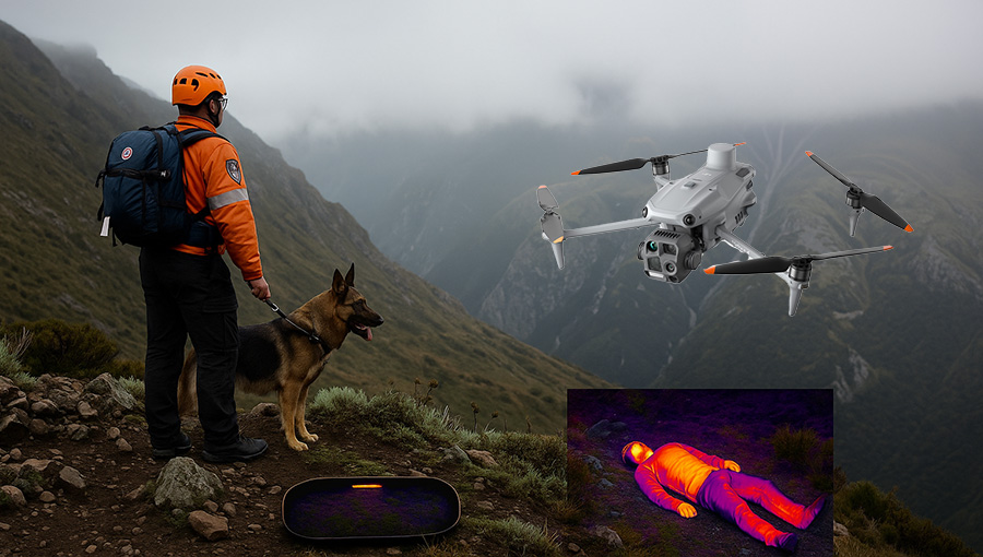 Thermal Drone Walker